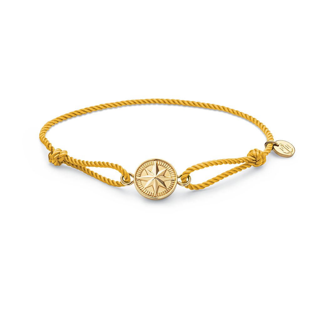 Bracelet Windrose Gold Sun Yellow