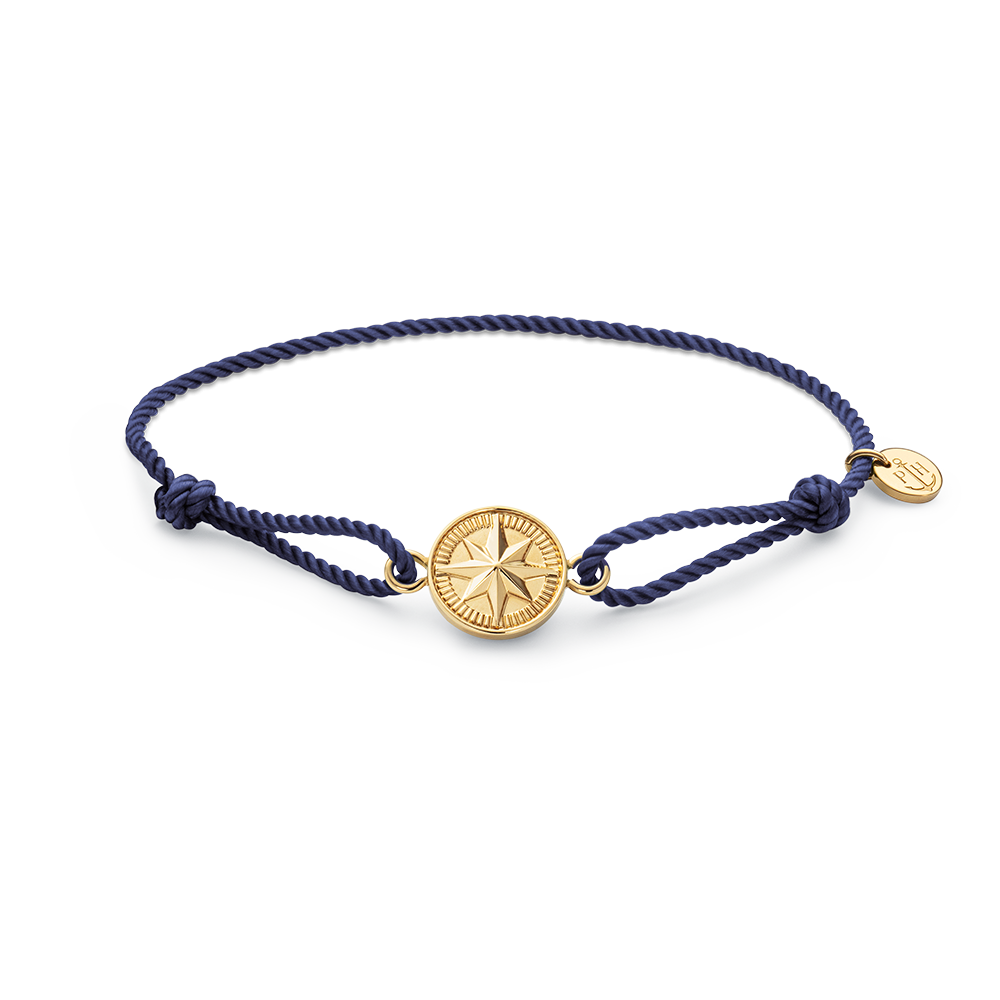 Bracelet Windrose Or Marine