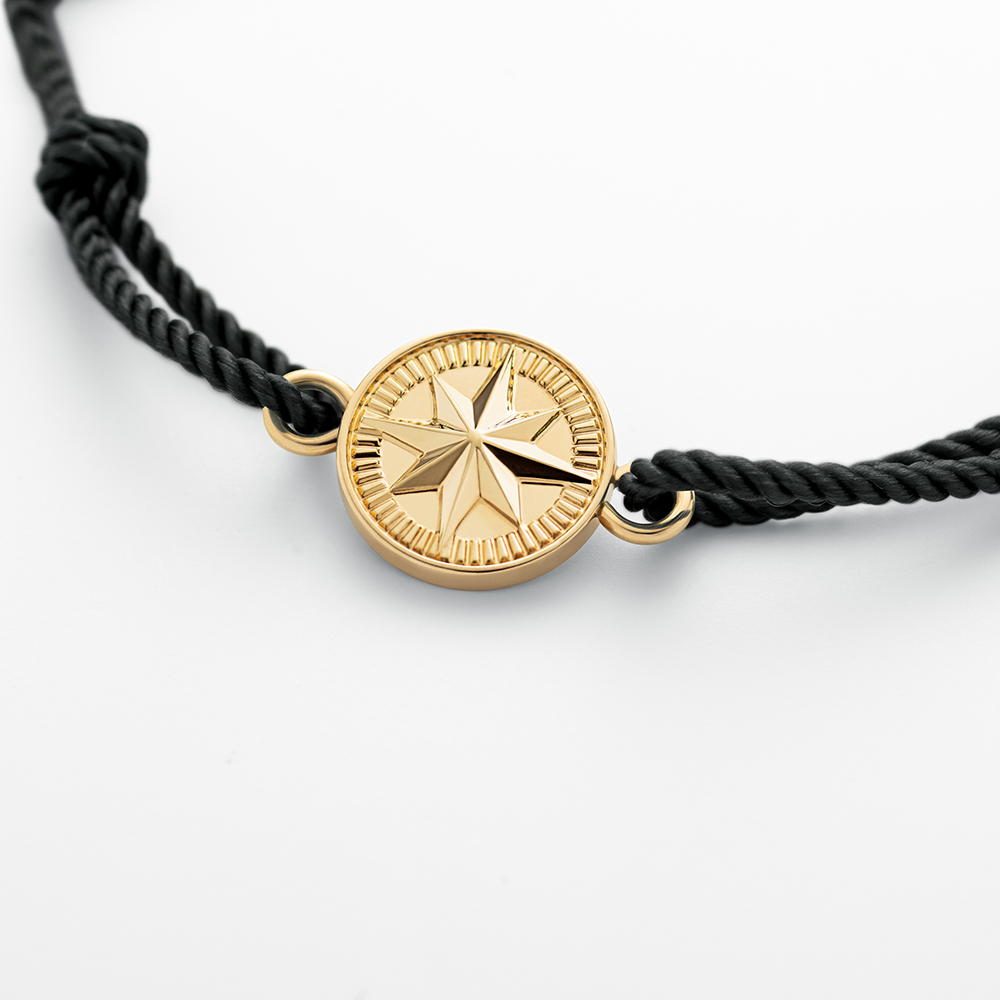 Bracelet Windrose Gold Black