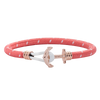 Bracelet Ancre Phrep Lite Or Rose Nylon Corail Blanc