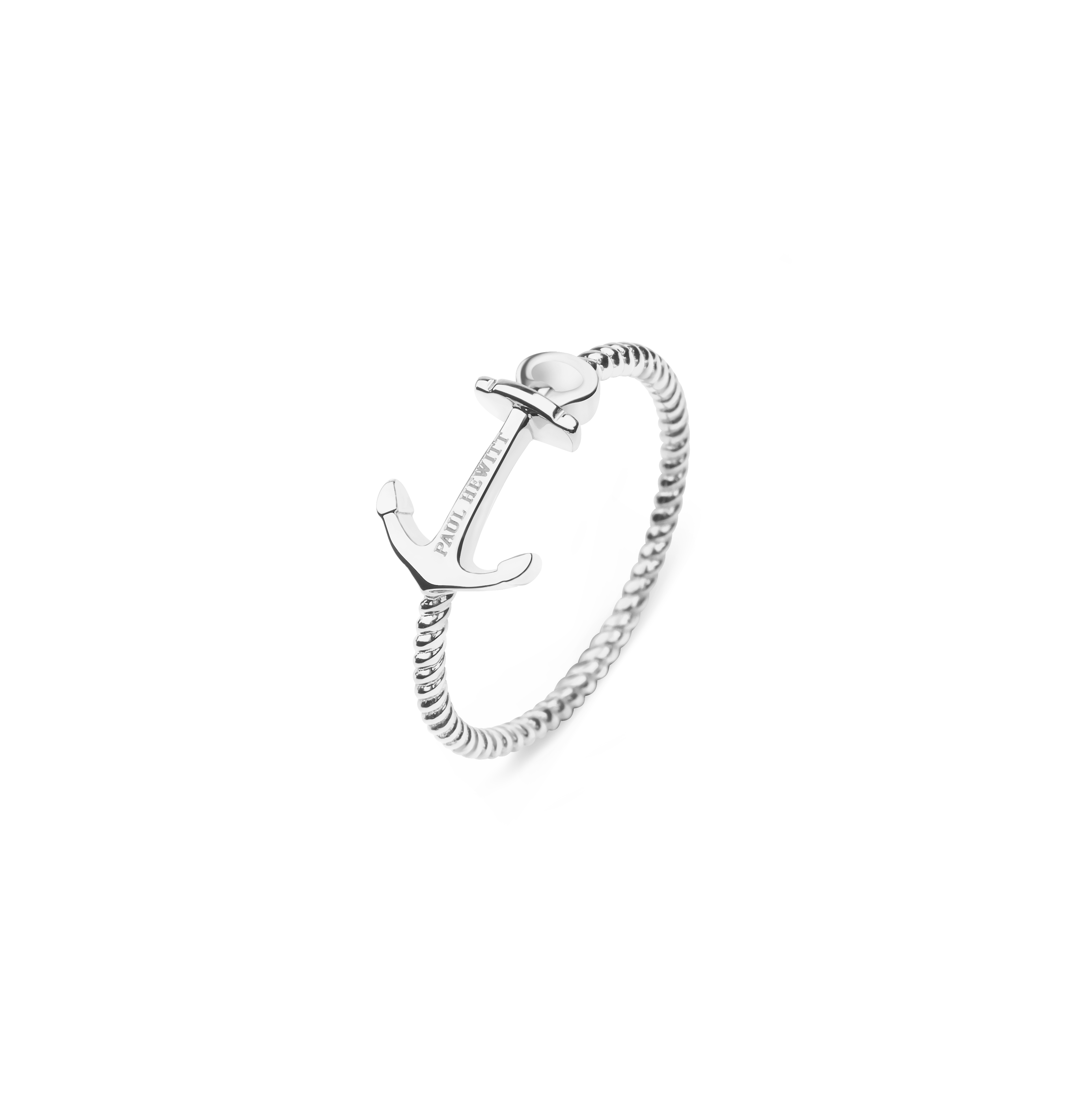 Anchor Rope Ring Silver
