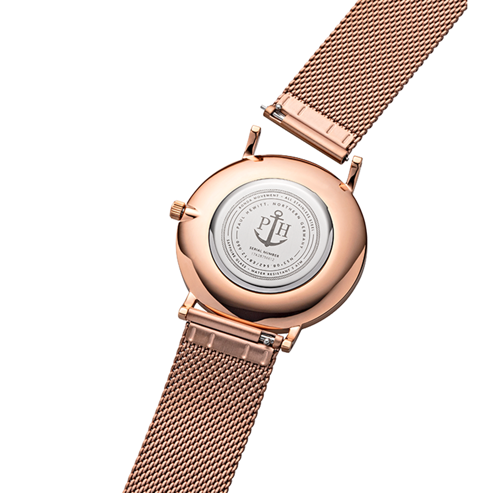Watch Sailor Blue Lagoon Rose Gold Mesh