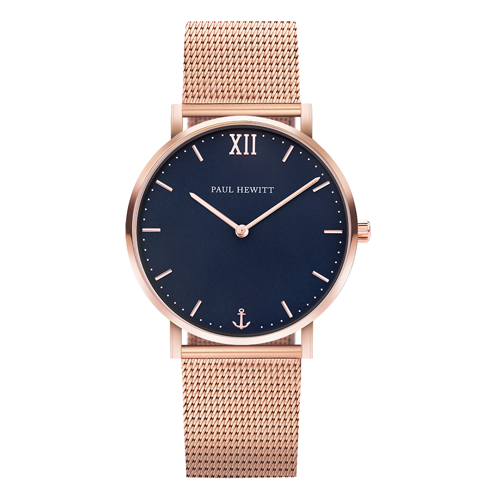 Watch Sailor Blue Lagoon Rose Gold Mesh