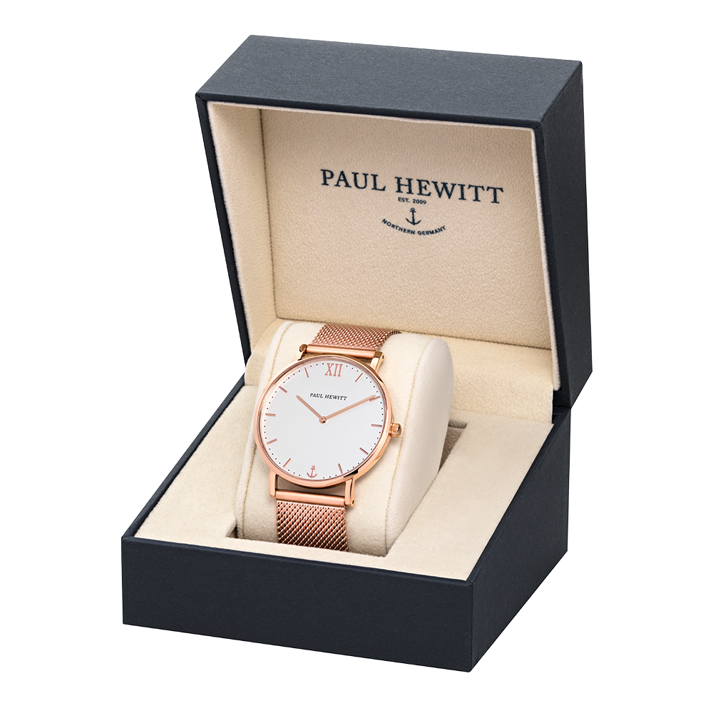 Montre Sailor White Sand Rose Gold Mesh