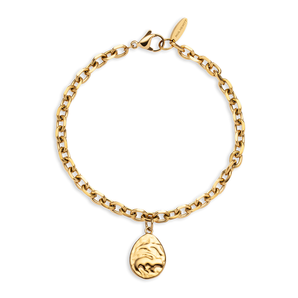 Treasure Bold Drop Bracelet Gold