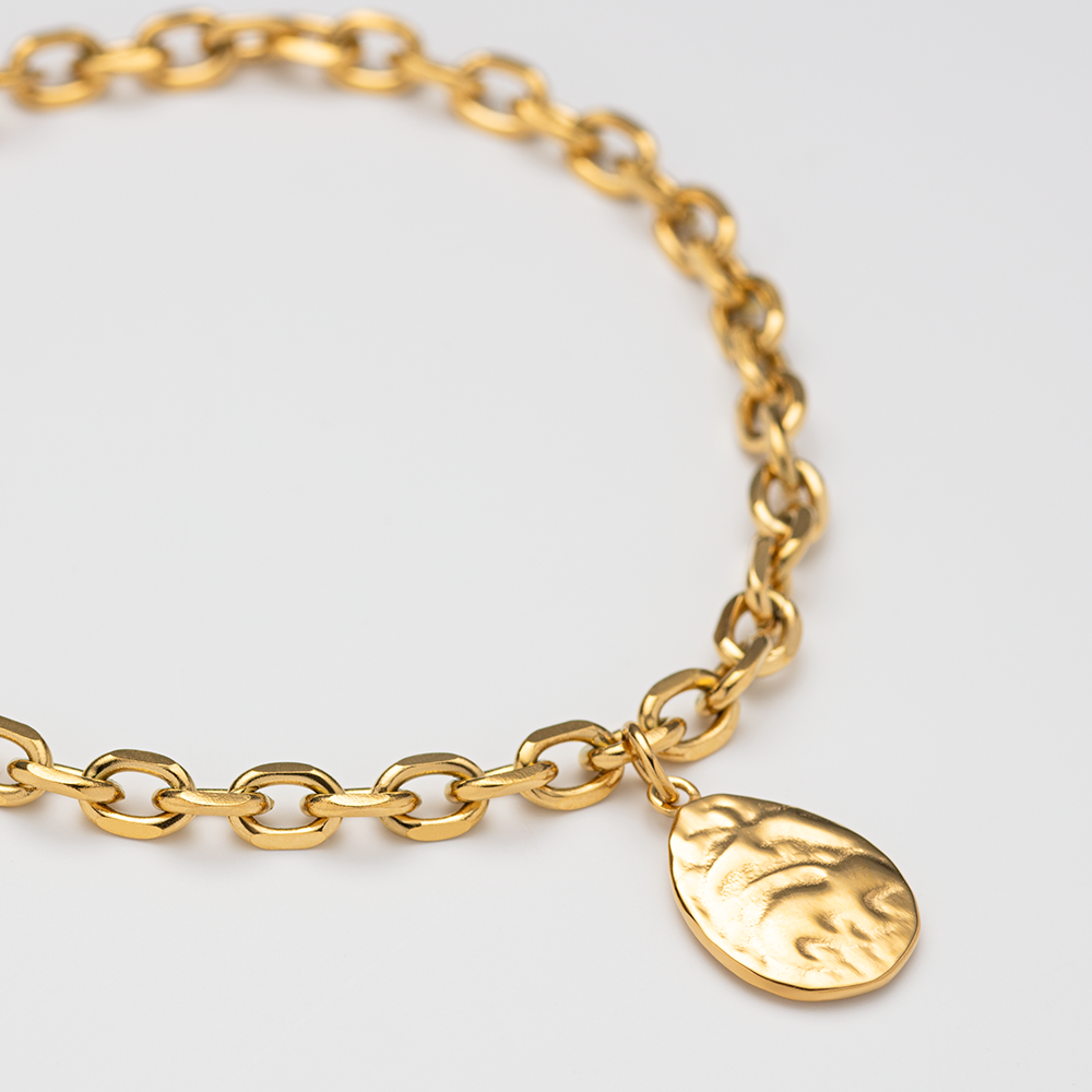 Treasure Bold Drop Bracelet Gold
