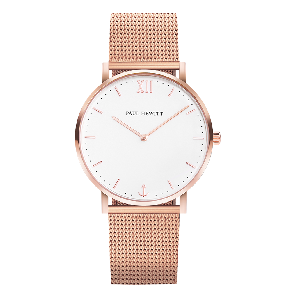 Montre Sailor White Sand Rose Gold Mesh