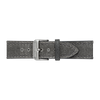 Bracelet Montre Toile Gris Argent 20 mm