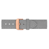 Watch Strap Alcantara Rose Gold Grey 20 mm