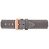 Bracelet Montre Cuir Or Rose Gris 20 mm
